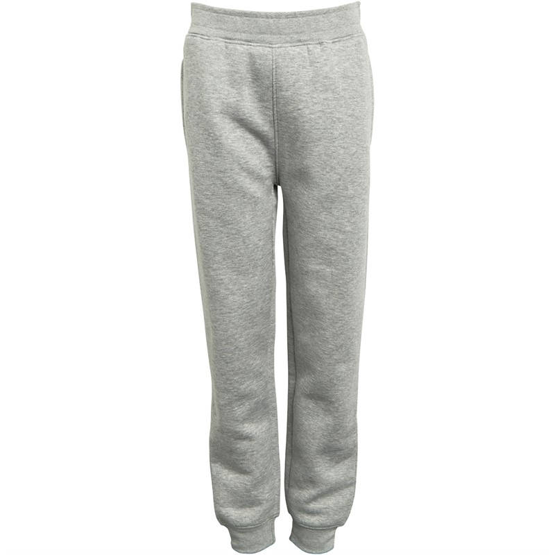 Buy Kangaroo Poo Boys Slim Fit Cuffed Fleece Jog Pants Grey Marl