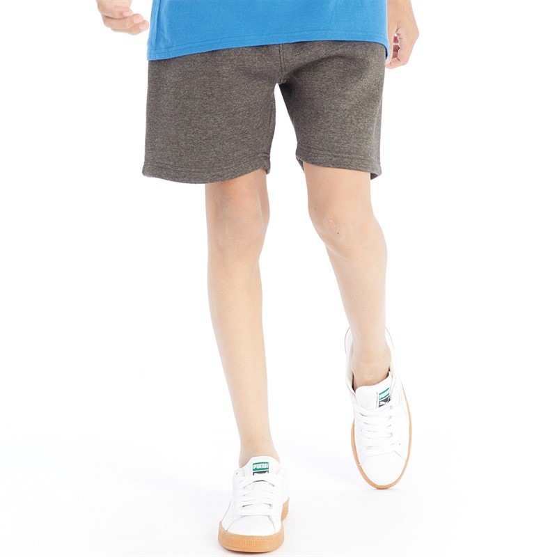 Kangaroo Poo Boys Fleece Shorts Charcoal Marl