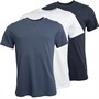 Kangaroo Poo Mens Three Pack T-Shirts White/Navy/Indigo