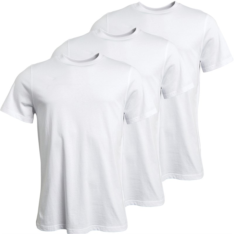 Kangaroo Poo Mens Three Pack T-Shirts White