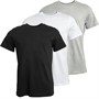 Kangaroo Poo Mens Three Pack T-Shirts Black/White/Grey Marl