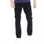 Kangaroo Poo Mens Stretch Straight Fit Jeans Black