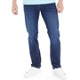 Kangaroo Poo Mens Stretch Straight Fit Jeans Dark Wash