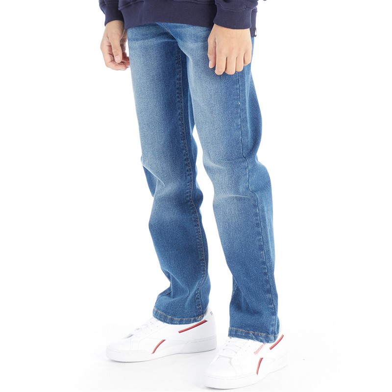 Kangaroo Poo Boys Regular Fit Jeans Mid Wash