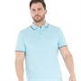 Kangaroo Poo Mens Pique Polo Shirt Blue