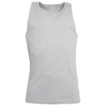 Kangaroo Poo Mens Muscle Back Vest Grey Marl