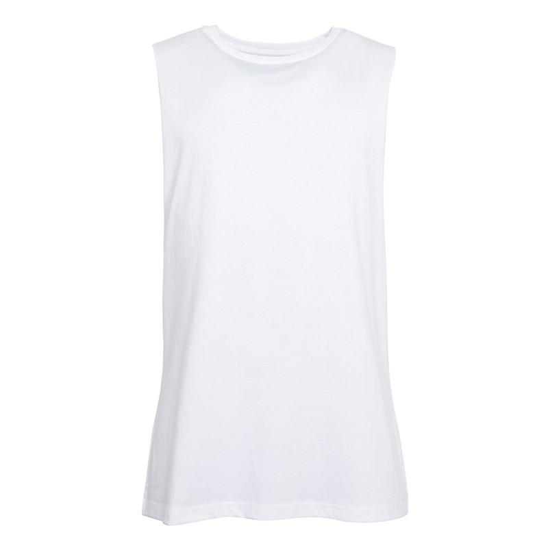 Kangaroo Poo Mens Tank Vest White