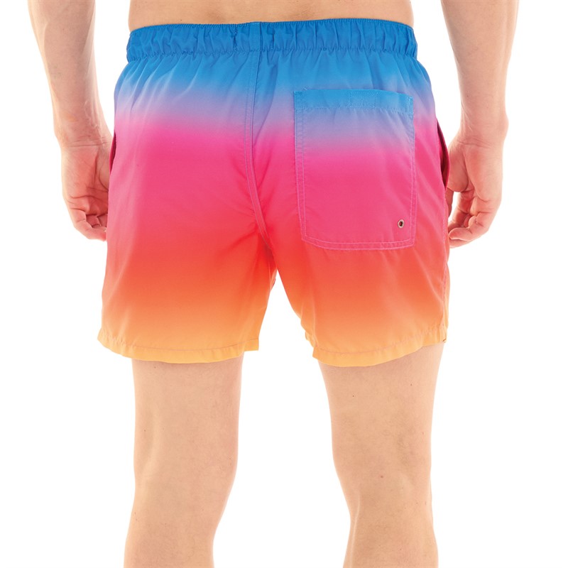 Kangaroo Poo Mens Dip Dye Swim Shorts Multi