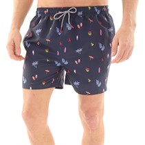 Kangaroo Poo Mens All Over Print Swim Shorts Navy AOP