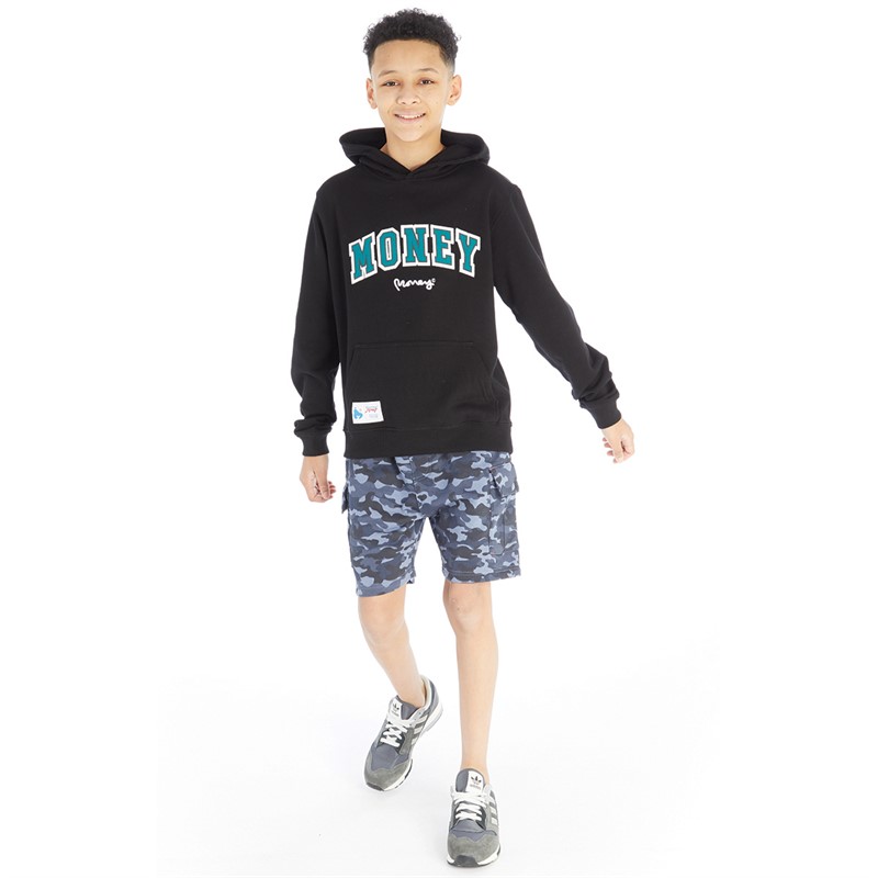 Kangaroo Poo Boys Camo Print Shorts Navy Camo