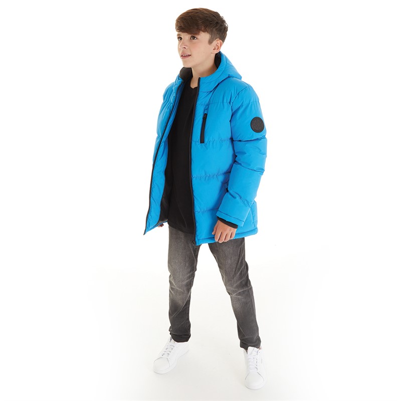 Kangaroo Poo Boys Padded Jacket Blue