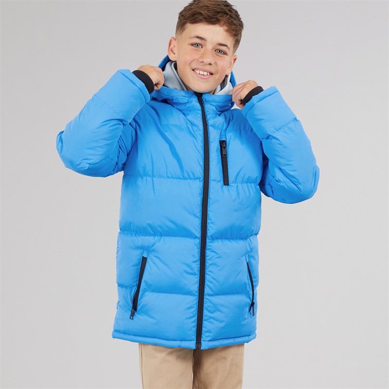 Kangaroo Poo Boys Padded Jacket Blue