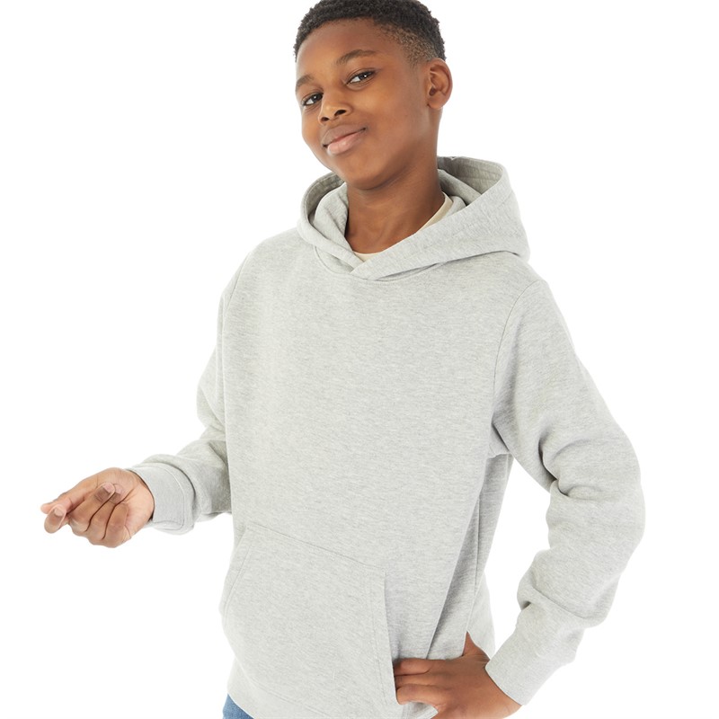 Kangaroo Poo Boys Hoodie Grey Marl