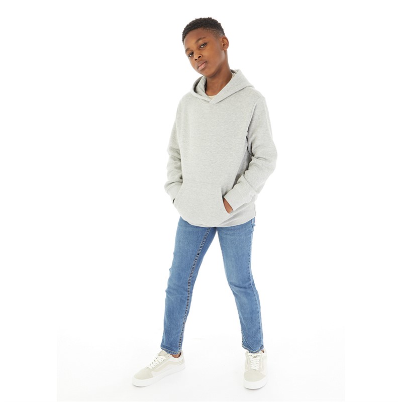 Kangaroo Poo Boys Hoodie Grey Marl