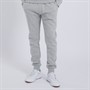 Kangaroo Poo Mens Regular Fit Cuffed Fleece Joggers Grey Marl