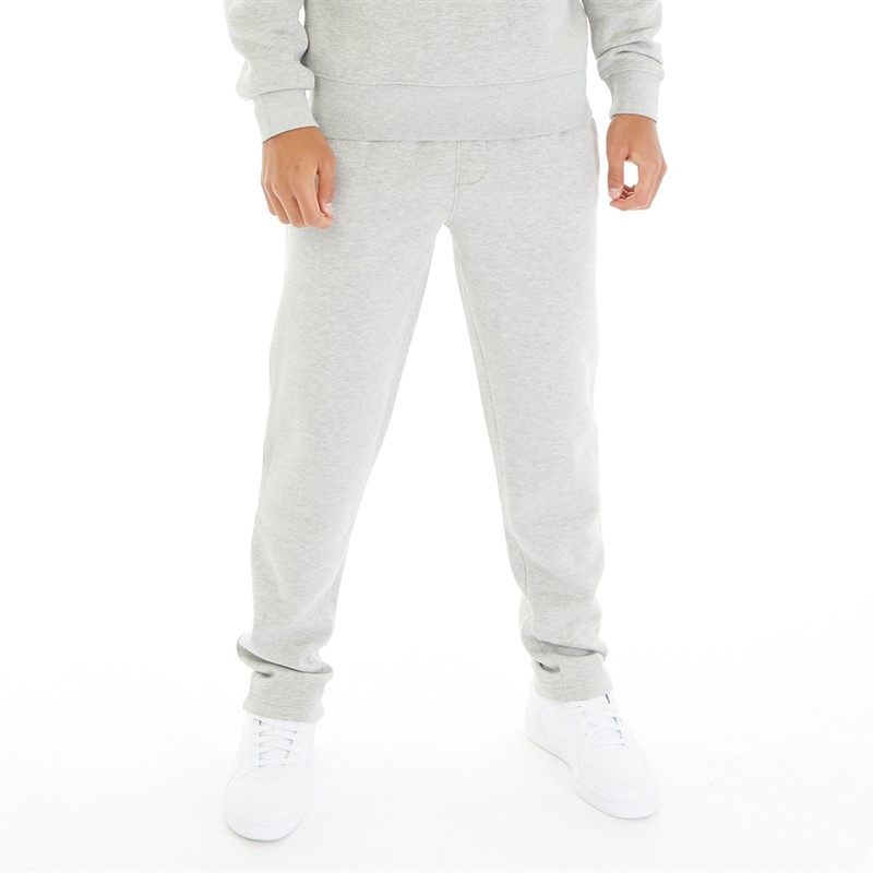 Kangaroo Poo Mens Open Hem Joggers Grey Marl