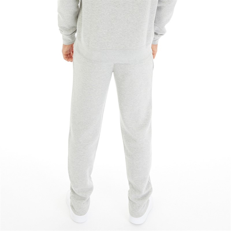 Kangaroo Poo Mens Open Hem Joggers Grey Marl