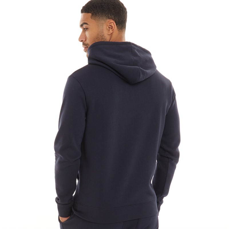 Kangaroo Poo Mens Fleece Hoodie Navy