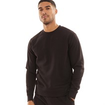 Kangaroo Poo Mens Fleece Sweatshirt Black