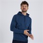 Kangaroo Poo Mens Fleece Hoodie Dark Denim