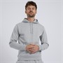 Kangaroo Poo Mens Fleece Hoodie Grey Marl