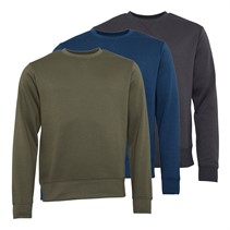 Kangaroo Poo Mens Three Pack Fleece Sweatshirts Blue/Magnet/Khaki