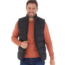 Kangaroo Poo Mens Padded Gilet Black