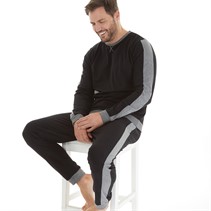 Kangaroo Poo Mens Loungewear Set Black