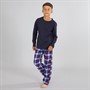 Kangaroo Poo Boys Pyjama Set Navy/Blue/Red