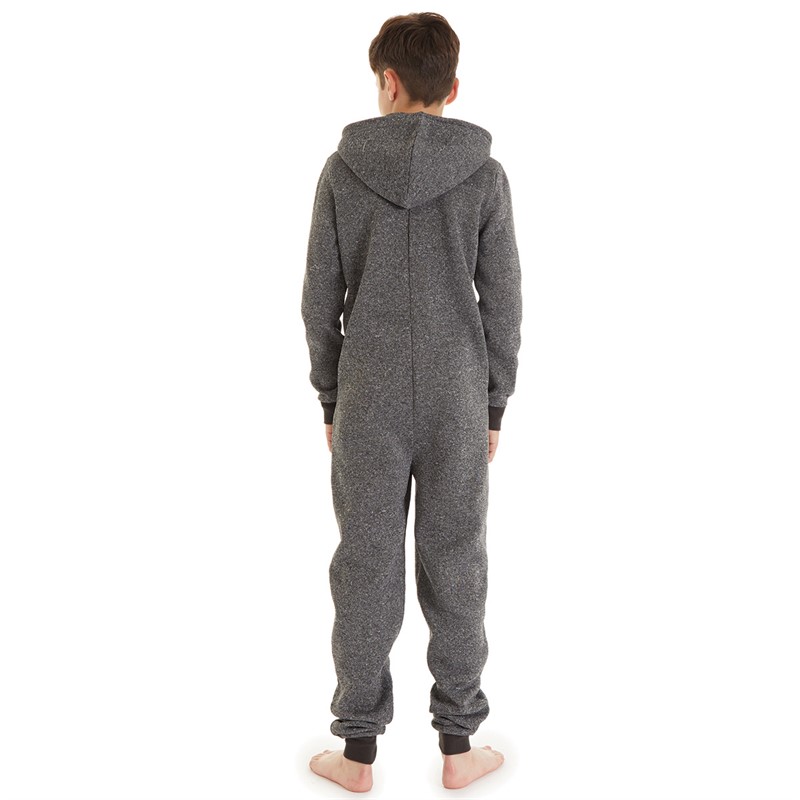 Kangaroo Poo Boys Onesie Charcoal Mix