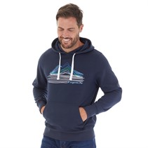 Kangaroo Poo Mens Hoodie Navy