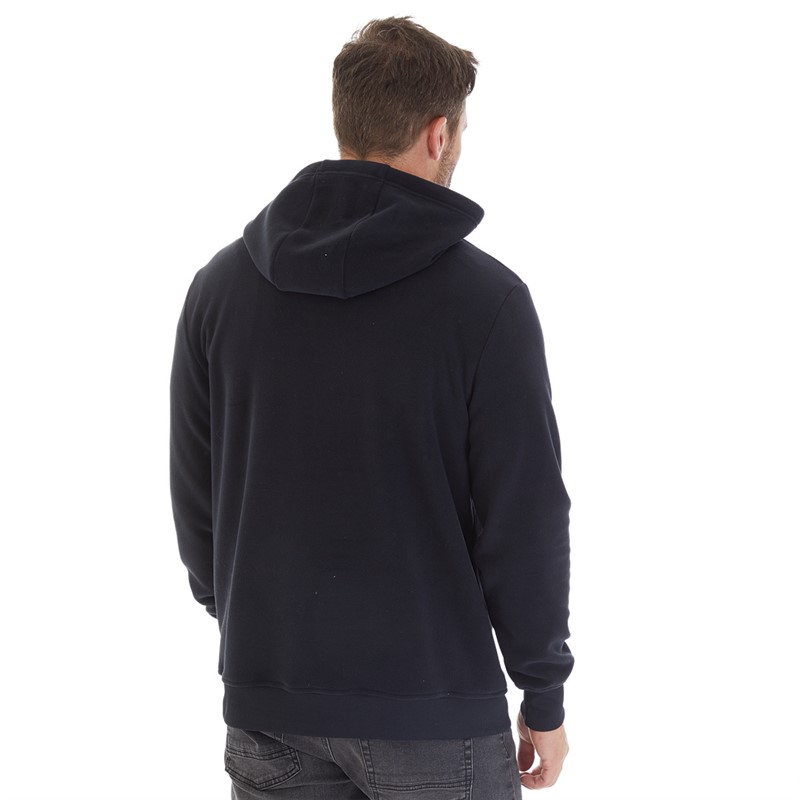 Kangaroo Poo Mens Polar Fleece Hoodie Navy