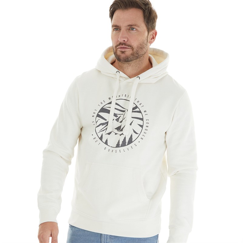 Kangaroo Poo Mens Hoodie Vapour Grey