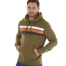 Kangaroo Poo Mens Hoodie Khaki