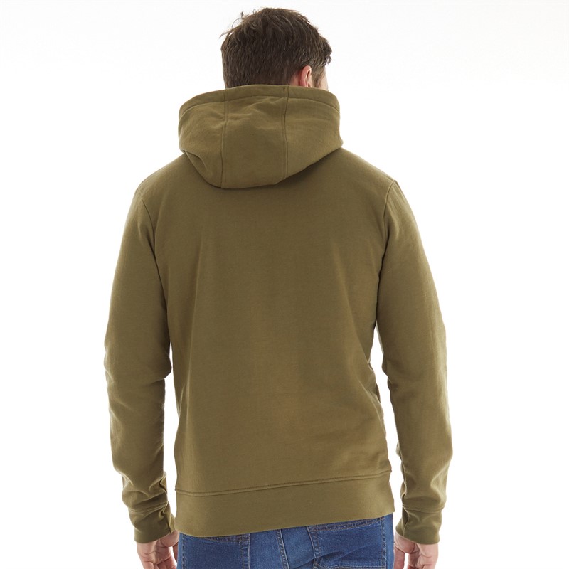 Kangaroo Poo Mens Hoodie Khaki