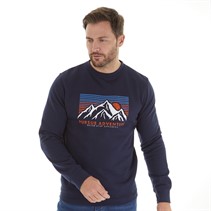 Kangaroo Poo Mens Sweatshirt Navy Blazer