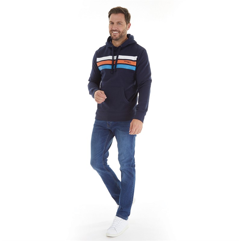 Kangaroo Poo Mens Hoodie Navy Blazer