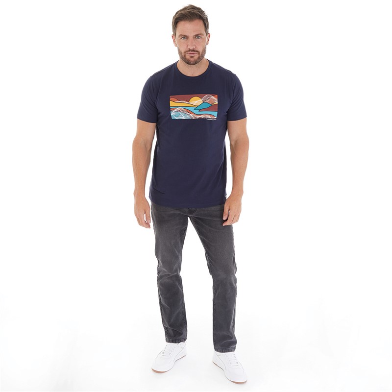 Kangaroo Poo Mens T-Shirt Navy