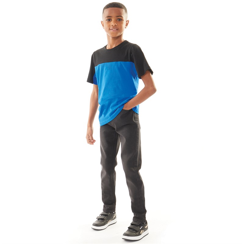 Kangaroo Poo Boys Skinny Fit Jeans Black