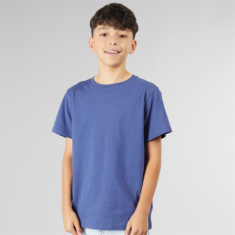 Kangaroo Poo Boys Plain Three Pack T-Shirts White/Navy/Indigo