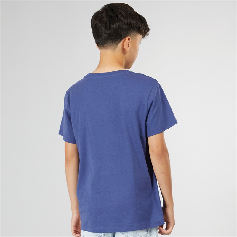 Kangaroo Poo Boys Plain Three Pack T-Shirts White/Navy/Indigo