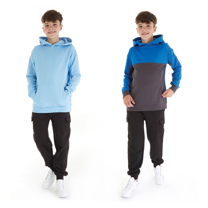 Kangaroo Poo Boys Two Pack Hoodies Navy/Blue