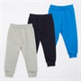 Kangaroo Poo Boys Three Pack Joggers Navy/Blue/Grey Marl