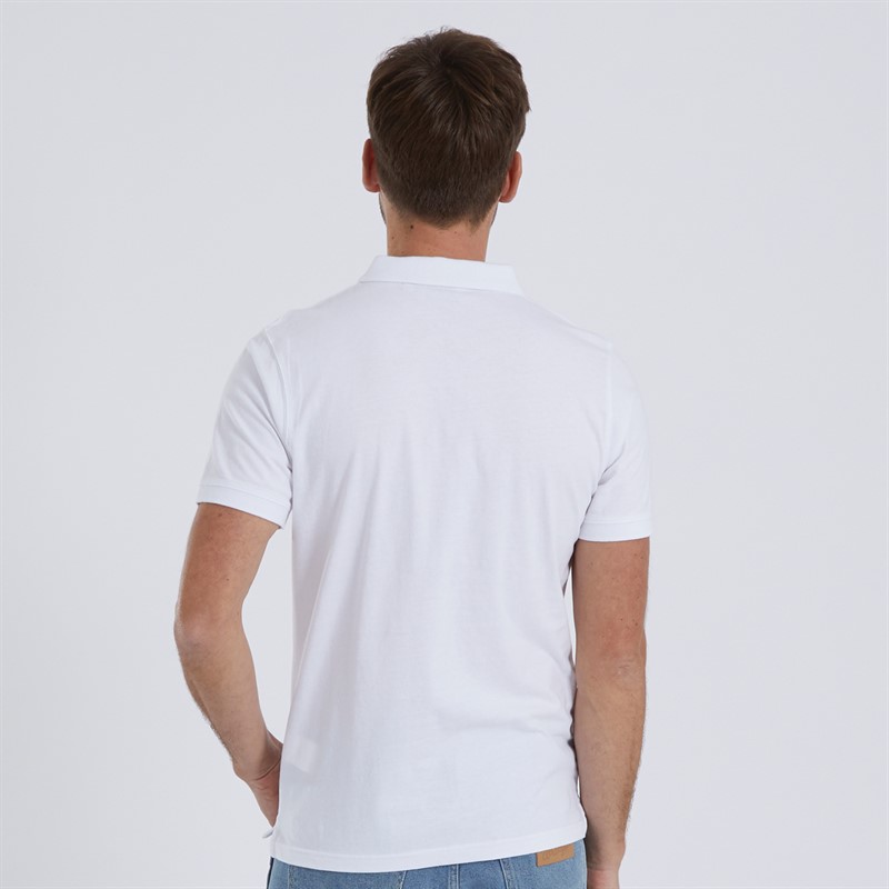 Kangaroo Poo Mens Three Pack Jersey Polo Shirts White/Navy/Corn Flower Blue