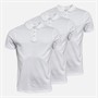 Kangaroo Poo Mens Three Pack Jersey Polo Shirts White