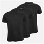 Kangaroo Poo Mens Three Pack Jersey Polo Shirts Black