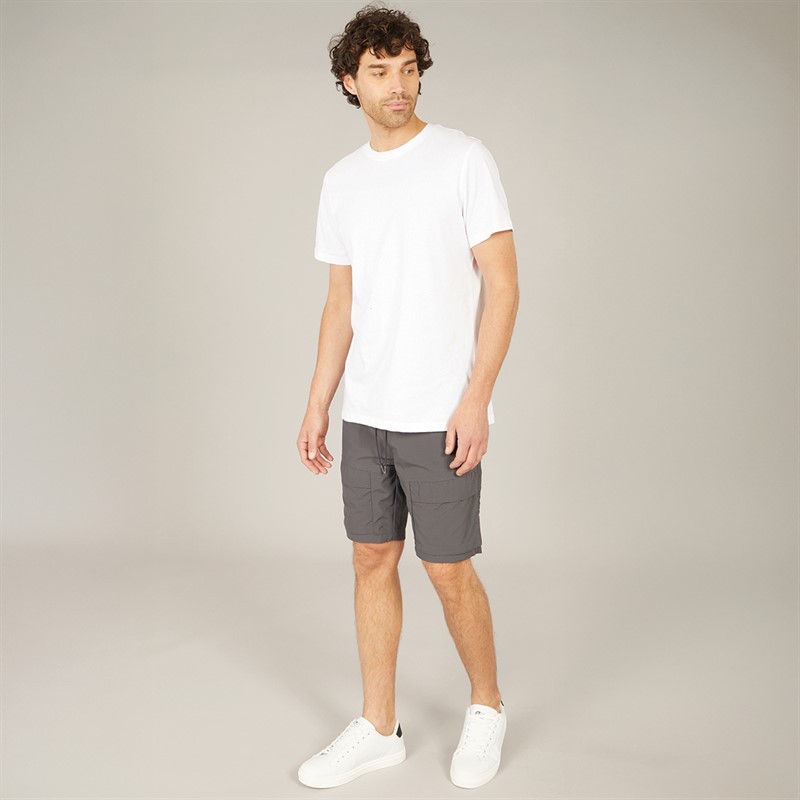 Kangaroo Poo Mens Utility Shorts Dark Grey