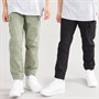 Kangaroo Poo Boys Cargo Trousers Khaki/Black
