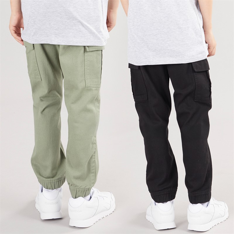 Kangaroo Poo Boys Cargo Trousers Khaki/Black