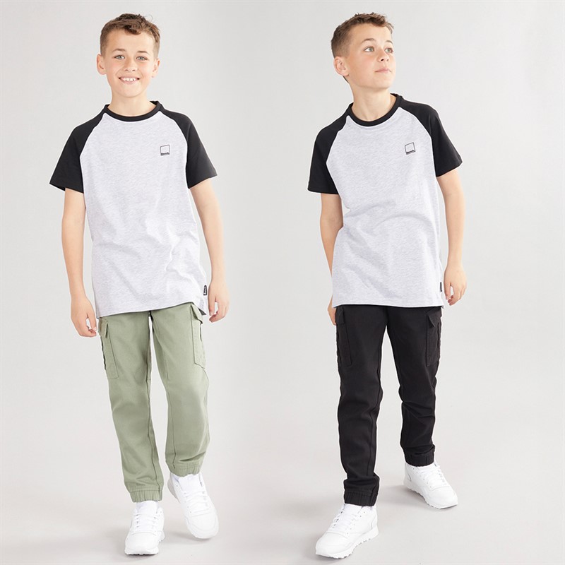 Kangaroo Poo Boys Cargo Trousers Khaki/Black